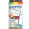 PASTELLI A LEGNO 12 PZ GIOTTO STILNOVO BICOLORE