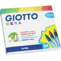 PASTELLI A CERA 24 PZ GIOTTO TRATTO 8,5MM 282200
