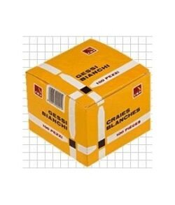 GESSO 100 PZ CMP BIANCO TONDO ANTIPOLVERE