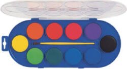 ACQUERELLI 12 PZ (PASTIGLIE 3MM) FIBRACOLOR