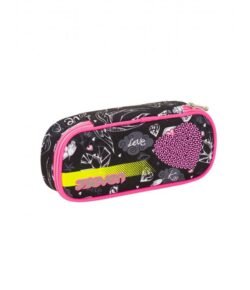 BUSTINA ROUND PLUS SEVEN HEART GIRL CERNIERA FUCSIA
