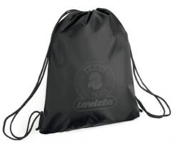 SACCA INVICTA PLAIN JET BLACK