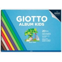 ALBUM GIOTTO KIDS FOGLI COLORATI 20FF  GR 120