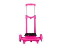 TROLLEY PORTAZAINNO COLOURBOOK 3 RUOTE ROSA COL24552