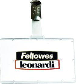 PORTABADGE CLIP POCKET MET FELLOWES