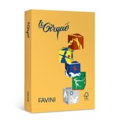 CARTA A4 LE CIRQUE FAVINI GR. 160 COLO. FORTI A4 250 FF GIALLO ORO 201