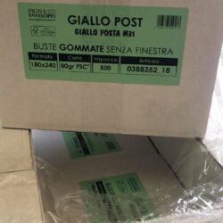 BUSTE 18X24 GIALLO PIGNA  CF 500PZ