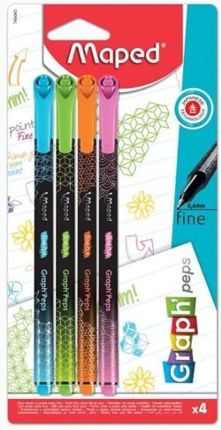 PENNA POINT 0.4 MAPED VARI COLORI