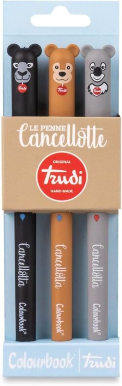 PENNA CANCELLOTTA GEL TRUDI 3PZ COLOURBOOK