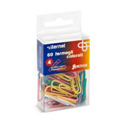 FERMAGLI COLORATI N.4 PZ100 ARTIGLIO COD. 5303