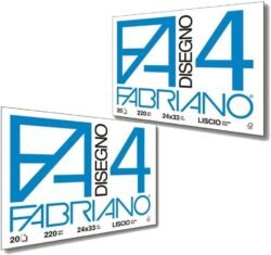 ALBUM 24X33 LISCI FABRIANO 200GR 20FF