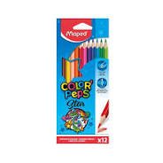 PASTELLI MAPED LEGNO 12 PZI TRIPLUS