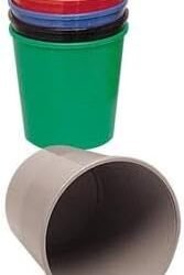 CESTINO GETTACARTE PRESBITERO CHIUSO 12LT NERO