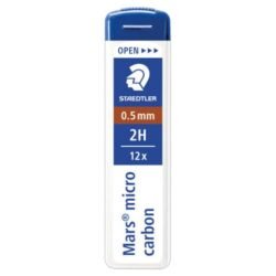 MINE STAEDTLER 0.5 250 2H MARS MICRO CARBON