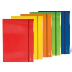 CARTELLINA CON ELASTICO TINTA UNITA 26X36 LUXURY