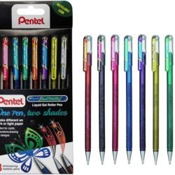 PENTEL 25 CHRISTMAS SET DUAL METALLIC