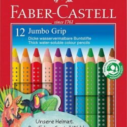 PASTELLI FABER CASTEL JUMBO TRIANGOLARI 12PZ