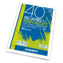 RICAMBI A4 BLASETTI  RINFORZATI 40FF RIGO Q 90GR