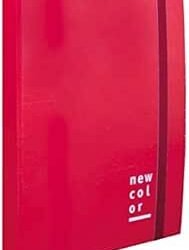 CARTELLE CON ELASTICO PIATTO D.3 NEW COLOR ROSSO