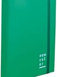 CARTELLE CON ELASTICO PIATTO D.3 NEW COLOR VERDE