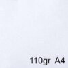 CARTA PERGAMENA A4 110GR BIANCA 25FF(SINGOLO)
