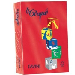 CARTA FAVINI LE CIRQUE A4 80GR ROSSO SCARLATTO 209