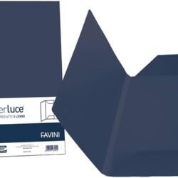 CARTELLINA 3 LEMBI FAVINI BLU COBALTO 66 200GR CF 25PZ