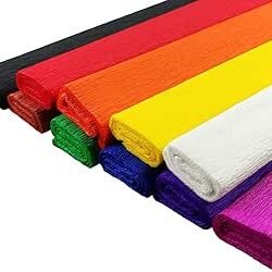 CARTA CRESPA VARI COLORI METAL