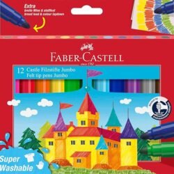 PENNARELLI FABER CASTELL 12PZ SUPERLAVABILI