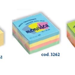 POST IT 76X76 CUBO COLORE GIALLO MEMOIDEA