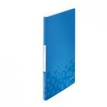 PORTALISTINO 20 BUSTE FOGLI FISSI 31X23 WOW BLU METALLIZZATO