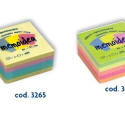 POST-IT 51X51 MINI CUBO COLORATO MEMOIDEA