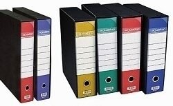 REGISTRATORE AQUATTRO D.8 GIALLO DATA UFFICIO