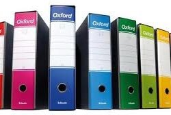 REGISTRATORE ESSELTE OXFORD DS 8 GIALLO