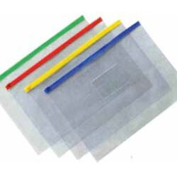 BUSTE CON CERNIERA A5 VARI COLORI