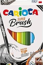 PENNARELLI CARIOCA SUPER - BRUSH 10 pz
