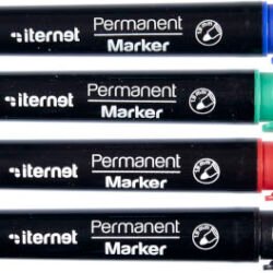 PENNARELLI MARKER PERMANENTE ITERNET VERDE PUNTA TONDA 19MM CF 12PZ