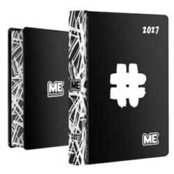 DIARIO AGENDA COMIX 16 MESI LUXURY MEDIUM 2027 NERO