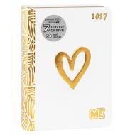 DIARIO AGENDA COMIX 16 MESI LUXURY MEDIUM 2027 BIANCO