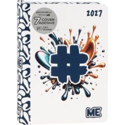 DIARIO AGENDA COMIX 16 MESI MEDIUM COLOR ME 2027 BIANCO/BLU