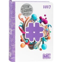 DIARIO AGENDA COMIX 16 MESI MEDIUM COLOR ME 2027 BIANCO/LILLA