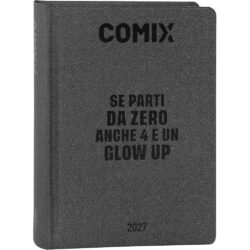 DIARIO AGENDA COMIX 16 MESI MIGNON 2027 GRIGIO SCURO