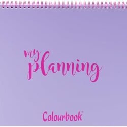 PLANNING COLOURBOOK DA TAVOLO SPIRALATO 29X10 VIOLA